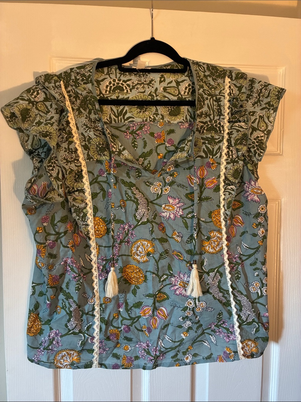 Ruffle blouse